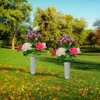 Fleurs décoratives pour le cimetière Simulation Plante nordique Hone Decoration Creative Rose Lily High Quality Perfect Shonestone Decor Bouquet