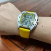 67 Carl Vinson Brand Brand Nowy luf w kształcie pustej wodoodpornej, Luminous Tiktok Mechanical Watch 60