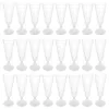 40pcs 150ml Disposable Cocktail Goblets Martini Glasses Unbreakable Plastic Champagne Drinks Wine Flutes Party Bar Cups 240320