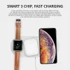 شواحن Draadloze Oplader 3 في 1 Qi Wireless Charger for iPhone 11 13 Samsung 10W Charging Dock Station for Airpods Pro Apple Watch 7