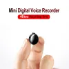 Inspelare mini röstaktiverad inspelare digital inspelningsenhet ljud professionell dicafon ljud mikro lyssnande liten mp3 spelare