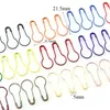 Mix Color 100PC Gourd Shape Safety Pins Metal Clips Gourd Pins Knitting Cross Stitch Marker Tag Pins Clips for DIY Clothing Kit