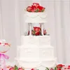 Party Supplies 4Pcs Roman Column Cake Tiered Stands 3 Size Multilayer Wedding Fondant Cakes Tier Separator Support Stand Decoration Tool