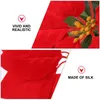 Decoratieve bloemen Kerstdecoratie Boom Fake Poinsettia Pot Outdoor Faux Doek Party Adornment Kerstmis ornament Simulatie