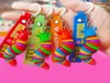 Stress Reliever Toys Fidget Toy Children Adult Slug Puzzle Peristalsis grappige rups Anti Stress Squishy Key Ring 09978100541