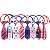 Hundkläder 30/50 PC Pet Bowtie Slitte 4 juli Tillbehör för små Bow Tie Supplies Independence Day