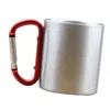 Кружки алюминиевая карабинерская кофейная чашка для пивного кружки для открытого света на открытом воздухе