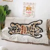 Blankets Vintage Knitted Tiger For Beds Outdoor Camping Picnic Mats Ins Style Sofa Throw Blanket Retro Tablecloth Wall Tapestry