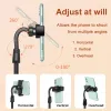 Monopods Mamen Overhead Photography Stand Phone Tablet Halter Stativ mit Doppelsitz für iPhone iPad Huawei Xiaomi für Live -Streaming