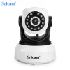 Intercom Sricam SP017 HD 3.0MP IP Kamera 4x Zoom Mini Kablosuz Akıllı Ev CCTV Kamera Mobil Uzaktan 360 ° Görüntü Kapalı Wifi Bebek Monitörü