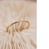 Titanium Steel Non Fading Ring for Women's Instagram Nisch Design, Plain Ring pekfingerring, cool och personlig parring