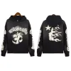 Hellstar Hoodie Hell звезда роскошные спортивные трюки дизайнерские брюки мужские толстовка для мужчин Женская толстовка розовые толстовины. Пуловые с толпами с длинными рукавами