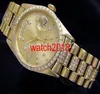 Luxury Watch Men Perpetul 18K Gold Date Date Pres1Dent Watch Wdiamonds Wrist Wrists Watches Automatic Men Mens Watch2097302