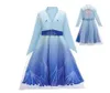 2020 Girl Snow Queen 2 II Snow Queen Princess Robe Baby Snowflake Costume fête Cosplay Fancy Robes Coat MF 0043058620