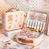 Storage Bags Mini Handheld Suitcase Packing Supplies Toys Box Cosmetic Stationery Collect Basket Travel Outdoor