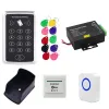 Kits stand -alone RFID Access Control Kits KITS TEYPAD 125kHz Deur Lock Controler Openner 1000gebruiker voor deurinvoer Beveiligingsbeveiligingssysteem