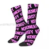 Chaussettes masculines harajuku kenergy kenough thème conception de conception de sport produit toute la saison 2024 film film chaud long respirant