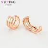 Brincos de colar Jóias Xuping Jóias de ouro rosa Moda da moda Europa Earring e anel para mulheres Presente do Dia das Mães 64980