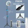 Monopods Tongdaytech 33cm 26cm Rgb Selfie Led Ring Fill Light Photography Dimmable Ringlight with Tripod for Makeup Video Live Youtube