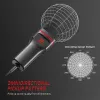 Monopods Redragon 3,5 мм XLR -конденсатор микрофон с компьютерной студией Tpearod Audio 3.5mm для компьютерной трансляции.