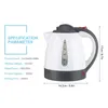 Bouteilles d'eau 1000 ml de voiture Kettle en acier inoxydable Arrêt 12/24 V Café de thé grande capacité 250 W pour les boissons