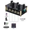 Adapter New Mini 4 Channel Stereo Line Mixer 4in1out for Live Studio Recording Low Noise Small & Sophisticated Passive Mixer