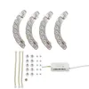 4pcs LED Fan em forma de arco 110v220v Fonte de luz de teto 6W 12W com driver