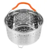 Double Boilers Stainless Steel Rice Steamer Pot Strainer Steamed Stuffed Bun Basket For Metal Tamale