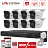 System HikVision IPセキュリティシステム4K 8CH POE NVR 4PCS HIKVISION 8MP IPカメラDS2CD2085G1I屋内/屋外HikConnectプラグアンドプレイ