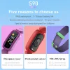 Wristbands 2022 Children's Smartwatch S90 Fitness Bracelet Waterproof Alarm Clock Sleep Monitor Sport Wristband for Kids Girls Boys Gift