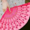 Figurine decorative Donnetto da paillettes decorate Dance a mano in plastica decorata in plastica (rosa)