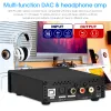 Verstärker NobSound HiFi Dual ES9038Q2M USB DAC Koaxial / optisch digital bis analoge Konverter D / A Audio -Adapter -Kopfhörerverstärker