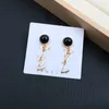 Brand Classic Crystal Luxury Stud Letter Earrings Fashion Earrings for Women Designer Geometric Earrings Jewelry Party Accessories