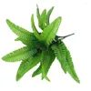 Dekorative Blumen 1pack 22in lebensechtiger leichtes undurchlässiger Mann Farne Green mit realistischen Stielen idealer Schaum