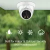 System Security Camera System 8MP 4K Poe NVR Kit CCTV AUDIO RECORTE