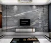 Sfondi 3D Dark Marble Wallpaper Stone Mura Custom Po Custom Ro Roll for soggiorno El camera da letto Impermeabile carta contatto