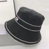 ファッションバケットハット女性男性野球帽Beanieブラックホワイトフィッシャーマンバケツパッチワーク秋の冬の広い帽子屋外旅行サンハット