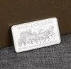 1 Oz American Stagecoach Silver Bar di alta qualità 999 Silvering Gold Bullion Silvercoin non magnetismo Collezione regalo per festività Craft9340318