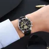 44 Fashion Multifunctional Quartz Business Three Eyelids with Waterproof Watch, Luminous Men's Watch 34