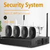 Système Réseau vidéo Recordance vidéo Système Outdoor CCTV CCTV Système Video Tenseillance IP Camera NVR Set Security System Camera Kit