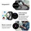 Смотреть полный круг Touch Smart Watch Часы частота сердечного давления температура тела спортивные фитнес