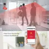 Roupas Staniot Wi -Fi Versão Tuya Intelligent Wireless Wi -Fi House Security Alarm System Kits Compatível com Alexa e Google Home