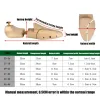 ツリーツインチューブシューズラストニュージーランドパインウッド調整可能な靴シェイパーメンズシューズツリー