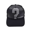 Chuanyun Nowy znak zapytania Baseball Hat Outdoor Fashion Modna spersonalizowana kaczka hat hollow hollow oddychający kapelusz siatkowy