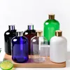 Bottiglie di stoccaggio 20pcs 300 ml Cosmetici vuoti Bottiglia di toner per animali domestici in plastica idrosol con tappo a vite di alluminio anodizzato