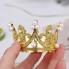 Party Supplies Mini Crown Cake Toper Ornament für Kinder Mädchen Prinzessin Alles Gute zum Geburtstag Dekoration Babyparty Hochzeit Hochzeit