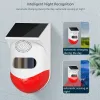 Detektor Tuya CT80W WiFi Solar Outdoor Infrarot Alarm Detektor Intelligente menschliche Körpererkennung Bewegung Sensor App Control Smart Life Smart Life