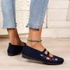 Casual Shoes Fashion Sapatos Feminino Hollow Sneakers For Woman Comfort Light Running Ladies Flat Loafers Zapatillas Mujer Size 43