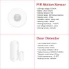 Kits Zigbee 3.0 SMART HOME Säkerhetslarm Kits WiFi Tuya Smoke Gas Alert Door Detector Pir Motion Monitor Temperatur Fuktighet Sensor