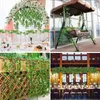 Fleurs décoratives 6pcs plante suspendue artificielle fausse vigne Ivy Leaf Greenery Garland Garden Fence extérieur décor